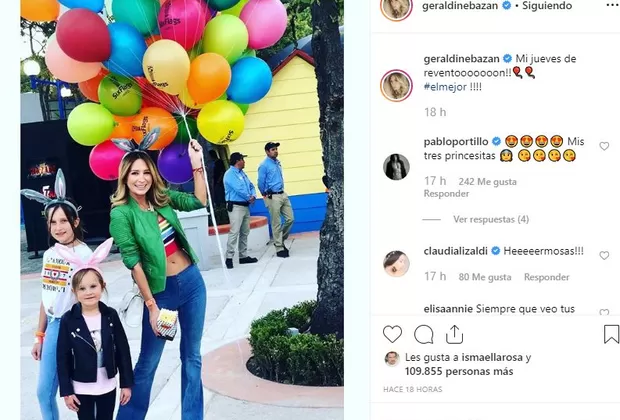 Geraldine Bazán Instagram