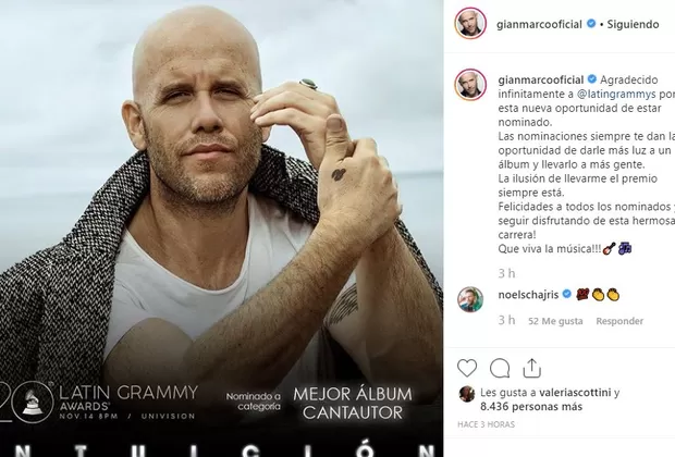 Gian Marco Latin Grammy 2019