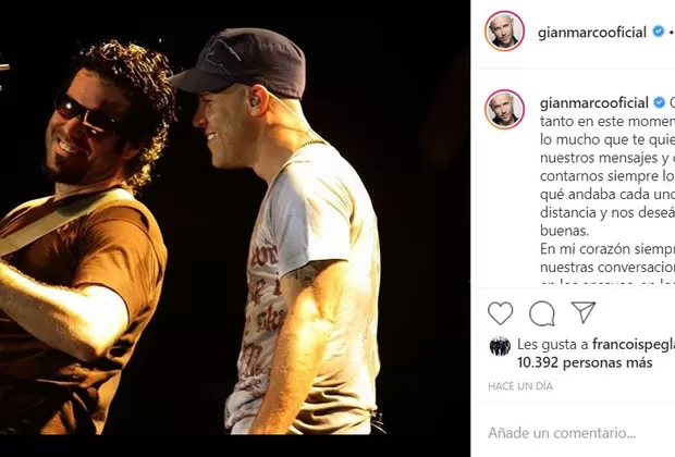 Gian Marco lamentó la muerte del guitarrista Chisco Ramos