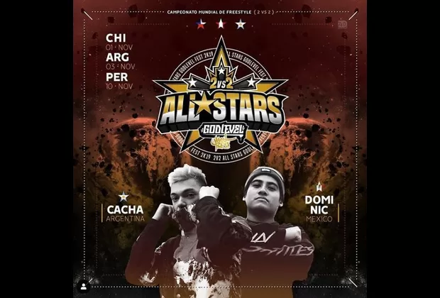 God Level All Stars: este domingo se realizará la segunda fecha en Perú