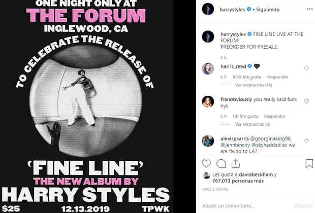 Harry Styles anuncia su nuevo disco