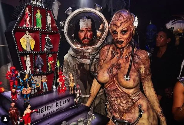 Heidi Klum y su increíble disfraz por Halloween que alborota al mundo