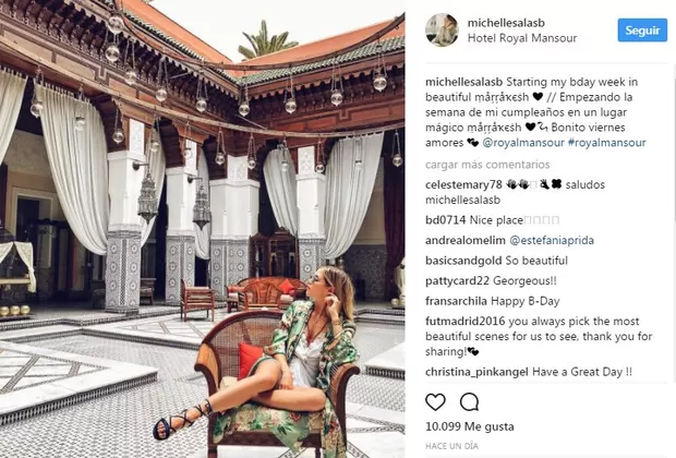 Hija de Luis Miguel sorprende con estas espectaculares fotos en Marruecos