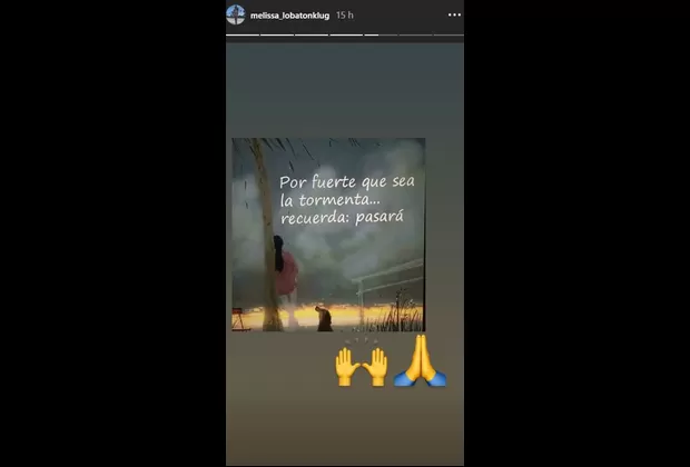 Hija de Melissa Klug compartió mensaje de reflexión tras polémica 