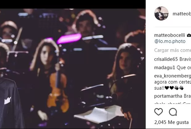 Hijo de Andrea Bocelli asombra en redes por su parecido al cantante