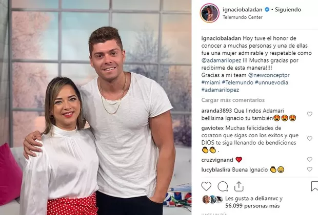 Ignacio Baladán y Adamari López