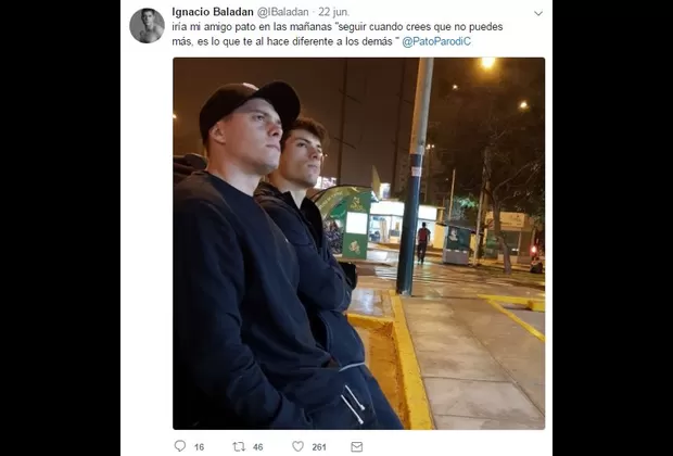 Ignacio Baladán y Patricio Parodi enamoraron a los fans con esta foto 