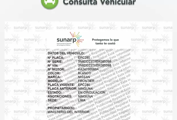 Casa de Alan García: imagen muestra el interior del vehículo estacionado