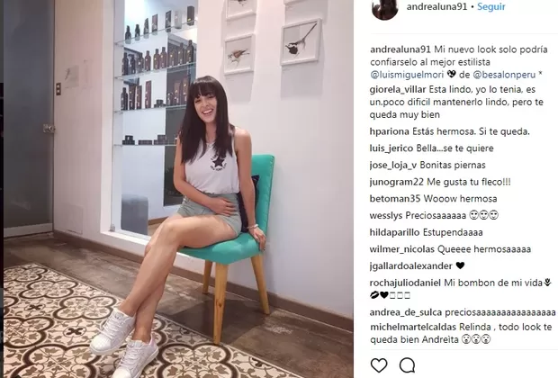 Instagram: Andrea Luna impactó a sus seguidores con este cambio de look