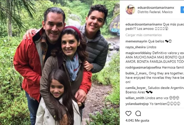 Eduardo Santamarina es elogiado por foto de sus hijos y Mayrín Villanueva