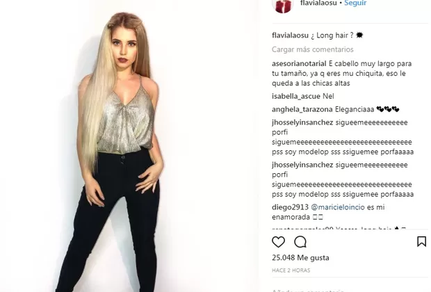 Instagram: Flavia Laos sorprende a sus seguidores con cambio de look
