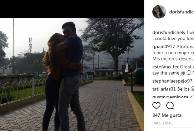 Instagram: hija de Orlando Fundichely presentó en redes a su enamorado