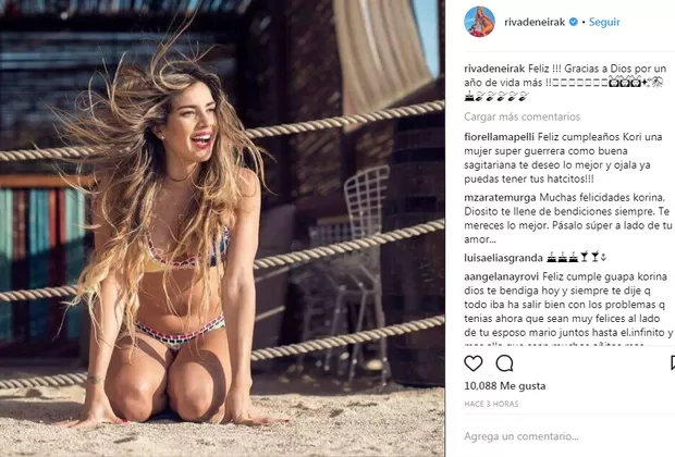 Instagram: Korina Rivadeneira celebró su cumpleaños en sexy bikini