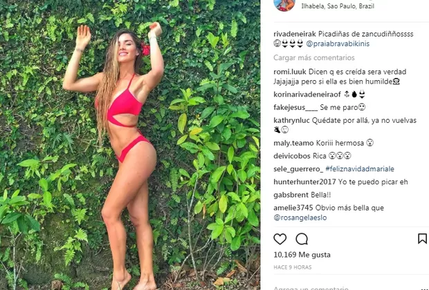 Instagram: Korina Rivadeneira luce infartante bikini en Brasil