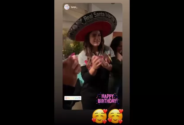 Instagram: Macarena Vélez celebró así su cumpleaños número 26