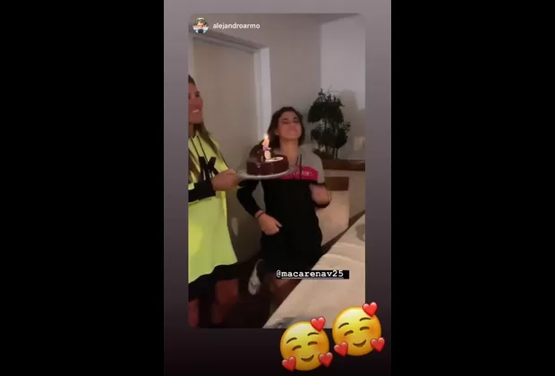 Instagram: Macarena Vélez celebró así su cumpleaños número 26