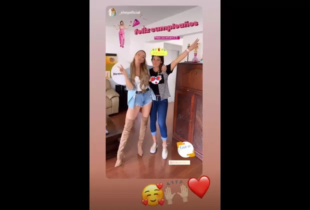 Instagram: Macarena Vélez celebró así su cumpleaños número 26
