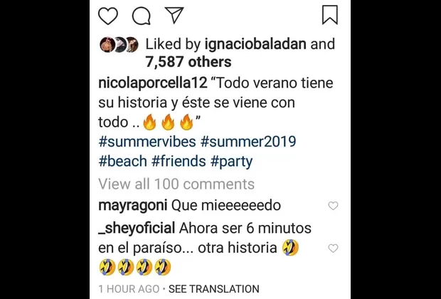 Instagram: Nicola Porcella grita su soltería y Sheyla Rojas lo 'trolea' así