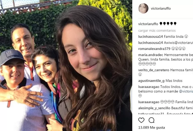 Instagram: Victoria Ruffo reveló esta foto junto a sus hijos menores