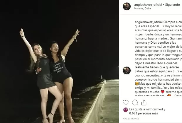 Angie Chávez y Paula Arias