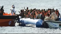 50 personas mueren ahogadas frente a costas de Túnez al naufragar un bote que salió de Libia. Foto referencial: AFP