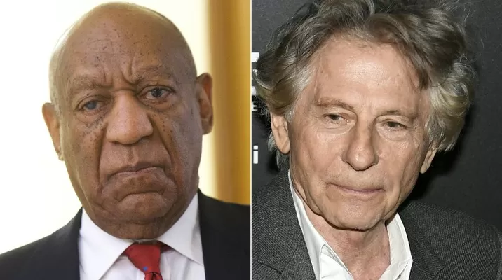 Bill Cosby y Roman Polanski. Foto: AFP Bill Cosby y Roman Polanski. Foto: AFP