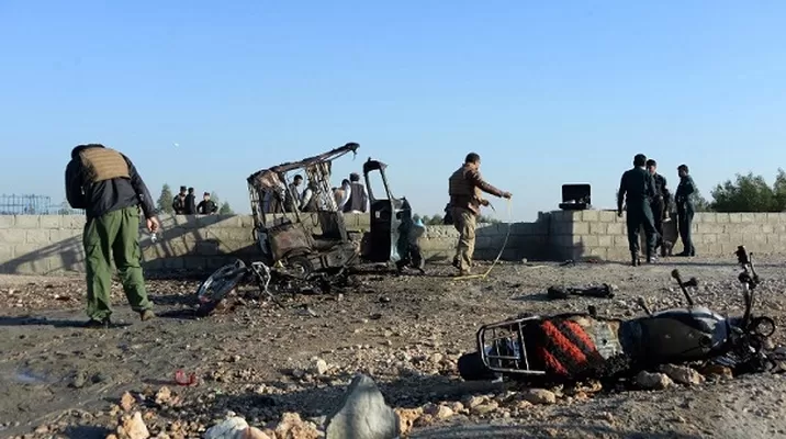 Ataque en Afganistán. Foto: AFP Ataque en Afganistán. Foto: AFP