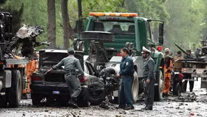 Fuerzas militares extranjeras fueron atacadas en Kabul, Afganistán. Foto y video: AFP