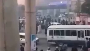 Afganistán: Reportan un incendio en el aeropuerto de Kabul. Imagen: Captura de video