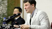 Otto Warmbier, joven de EE.UU. que estuvo preso en Corea del Norte. Foto: AFP / KCNA VIA KNS