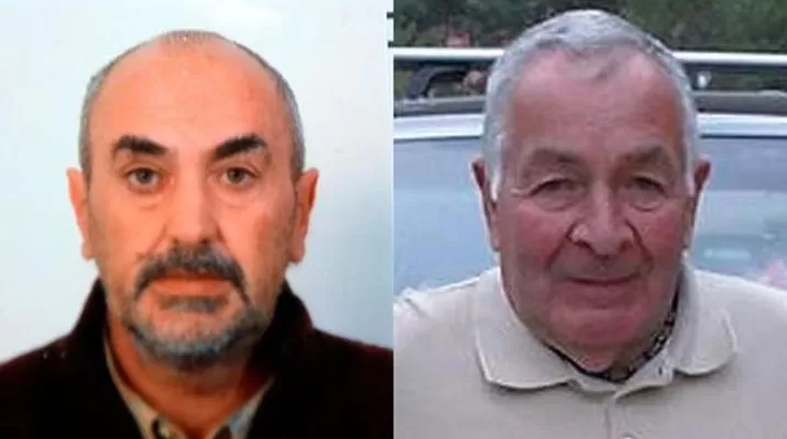 Bruno Cacace, de 56 años, y Danilo Calonego, de 68 años. (Vía: Twitter) Bruno Cacace, de 56 años, y Danilo Calonego, de 68 años. (Vía: Twitter)
