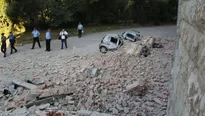 Minutos después se registró otro sismo de magnitud 5.4. Foto: EFE/Video: Canal N