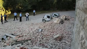 Minutos después se registró otro sismo de magnitud 5.4. Foto: EFE/Video: Canal N