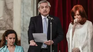 Alberto Fernández, presidente de Argentina. Foto y video: AFP