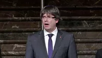 Carles Puigdemont, expresidente independentista de Cataluña. Video: AFP