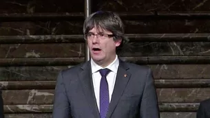 Carles Puigdemont, expresidente independentista de Cataluña. Video: AFP