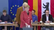 Angela Merkel Gana las elecciones en Alemania. Video: AFP