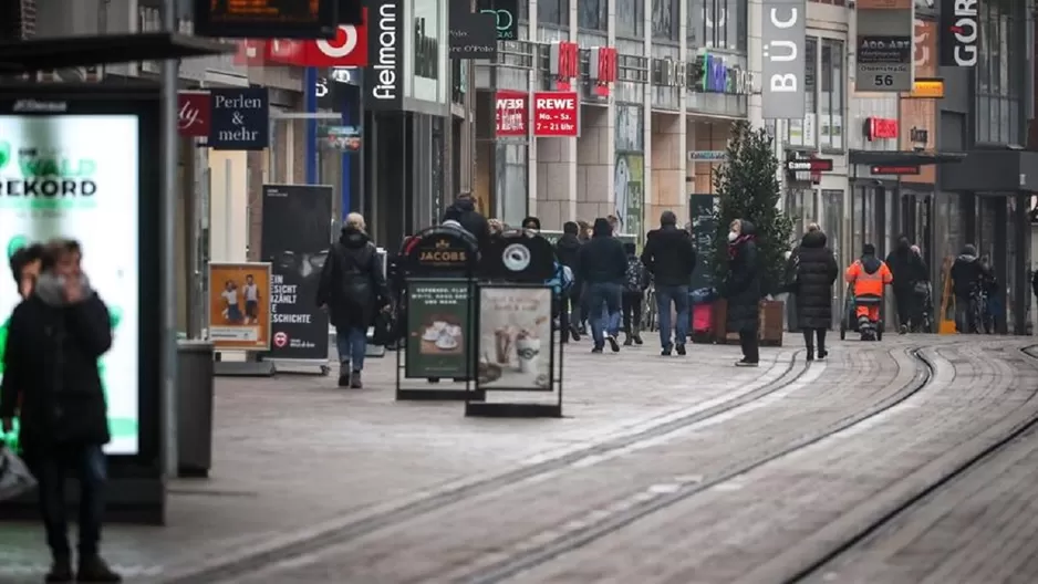 Alemania prolongará las restricciones por la COVID-19 hasta el 18 de abril. Foto referencial: EFE