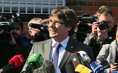 Alemania: Puigdemont fue liberado y urge “iniciar diálogo” sobre Cataluña - Noticias de cataluna