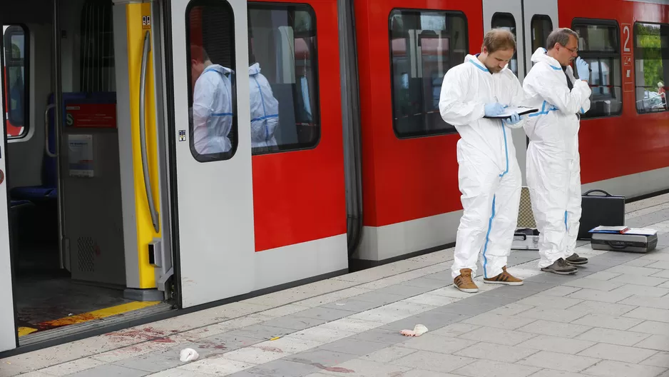 Ataque en estación de tren. Foto: Referencial/EFE