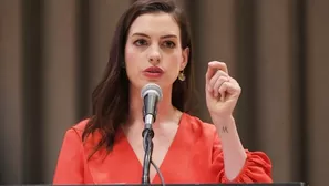 Anne Hathaway habla en la ONU a favor del permiso postnatal. (Vía: YouTube)