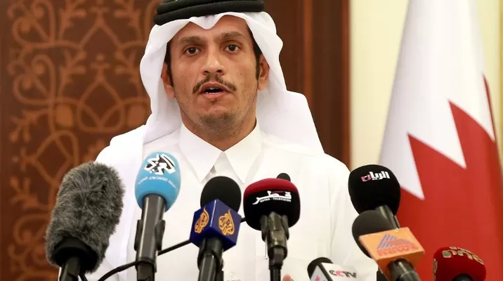 Mohammed bin Abdulrahman al-Thani, canciller de Catar. Foto: AFP Mohammed bin Abdulrahman al-Thani, canciller de Catar. Foto: AFP