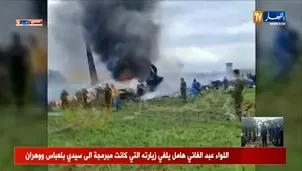 Argelia: 257 muertos en accidente de avión militar. Video: AFP