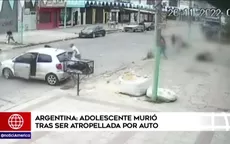 Argentina: Adolescente murió en atropello múltiple - Noticias de accidentes-aereos
