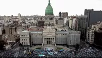 Argentina: Cámara de Diputados debate la legalización del aborto. Foto: AFP