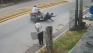 Argentina: Comerciante lanzó una reja e impidió que delincuentes roben una moto