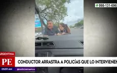 Argentina: Conductor arrastra con su vehículo a policías que lo intervinieron - Noticias de argentina