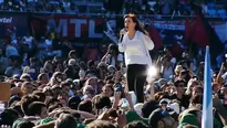 Kirchner pide frenar a Macri en cierre de campaña en Argentina. Video: AFP