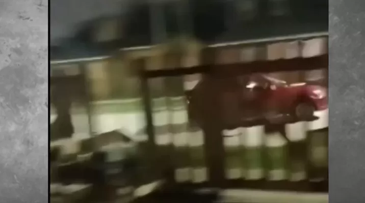 Video donde se aprecia el ataque captó el momento en que vehículo se dio a la fuga / Captura: Canal N Video donde se aprecia el ataque captó el momento en que vehículo se dio a la fuga / Captura: Canal N