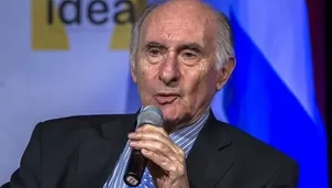 Argentina: fallece a los 81 años el expresidente Fernando de la Rúa. Foto: AFP/Video: EFE